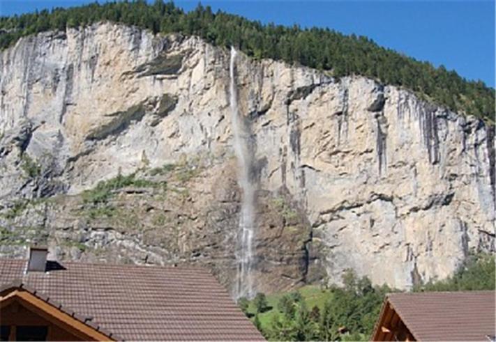 Apartamento Charming Penthouse Lauterbrunnen Exterior foto